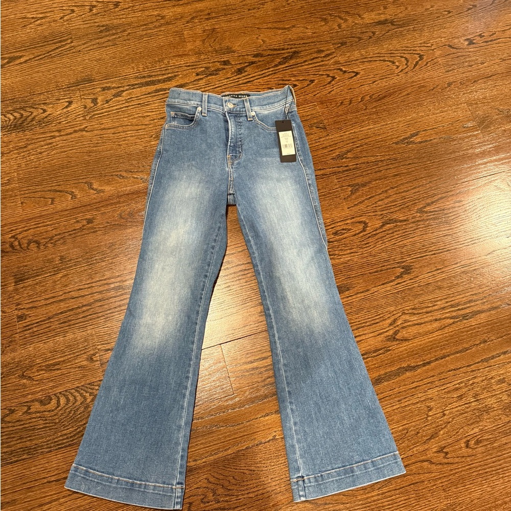 Veronica Beard Carson High Rise Flare Jeans